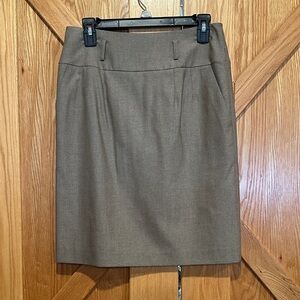 ANTONIO MELANI Brown Pencil Skirt